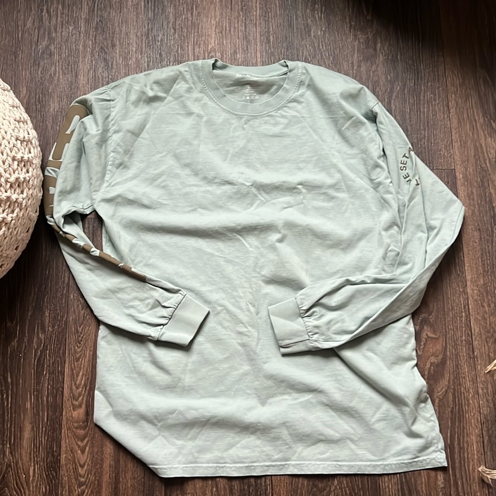 Set Active Green Long Sleeve